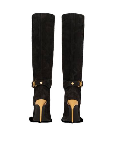 Balmain Suede Robin boots outlook