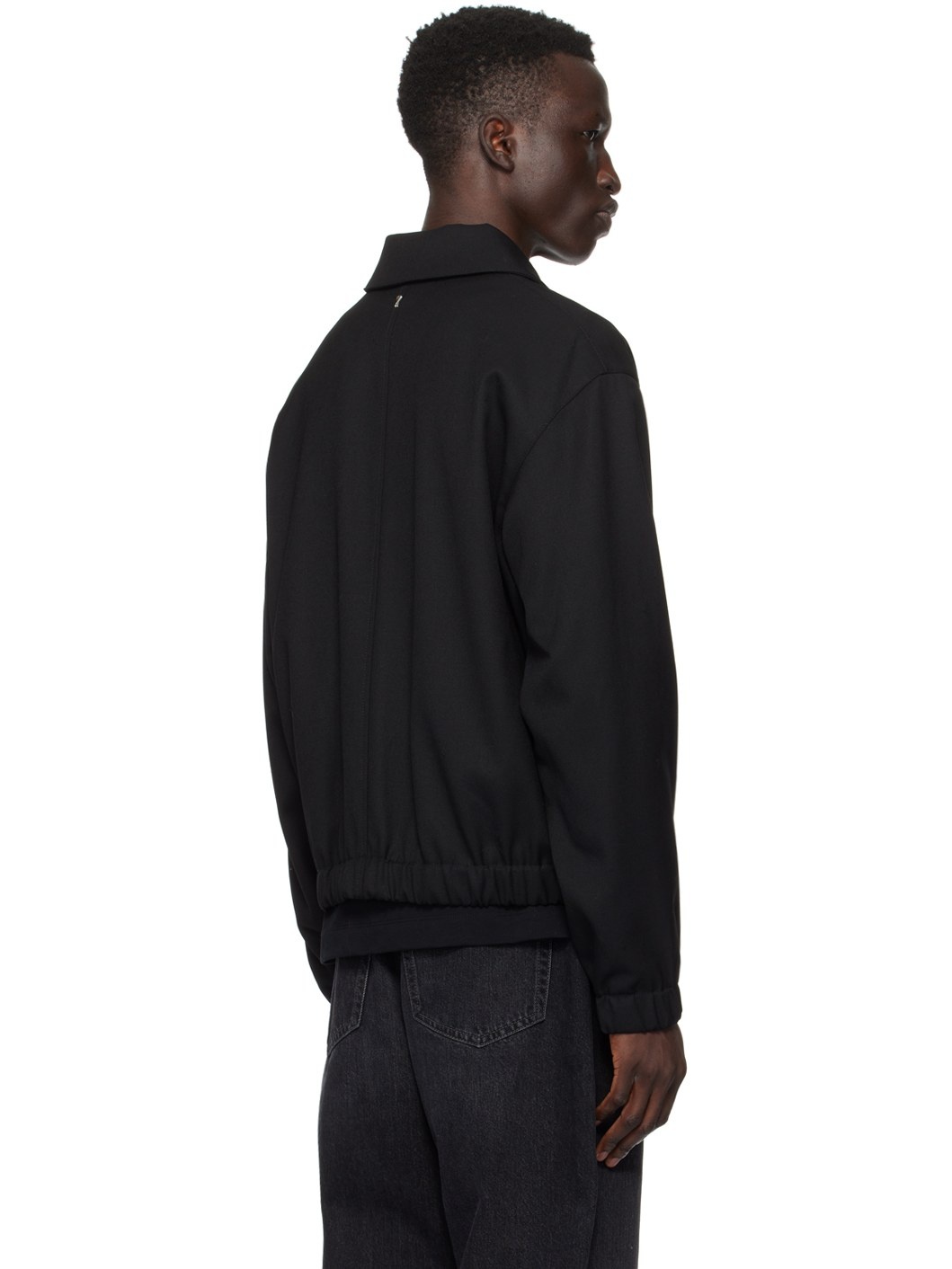 Black Ami De Cœur Bomber Jacket - 3