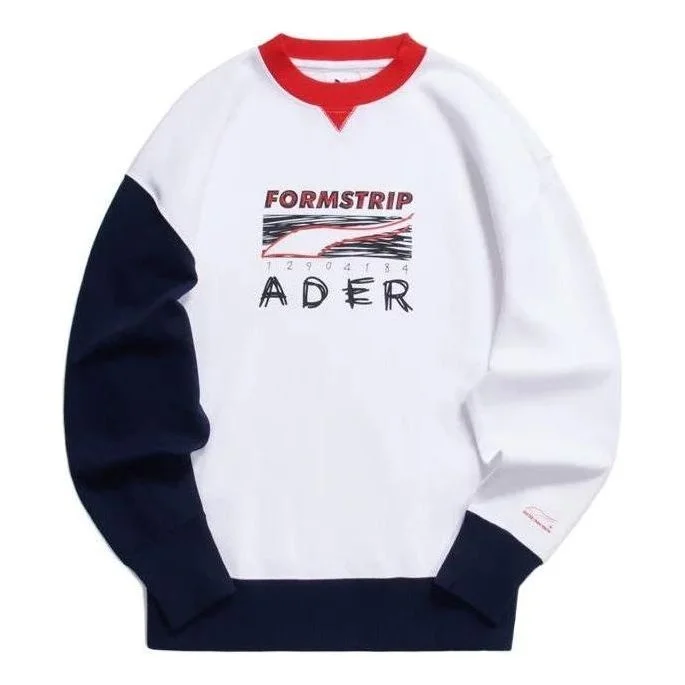 PUMA X Ader Error Crew Neck Pullover Sweatshirt 'White' 578489-02 - 1