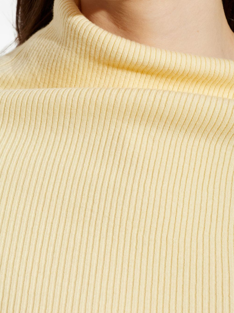 Agie draped roll-neck knitted top 5