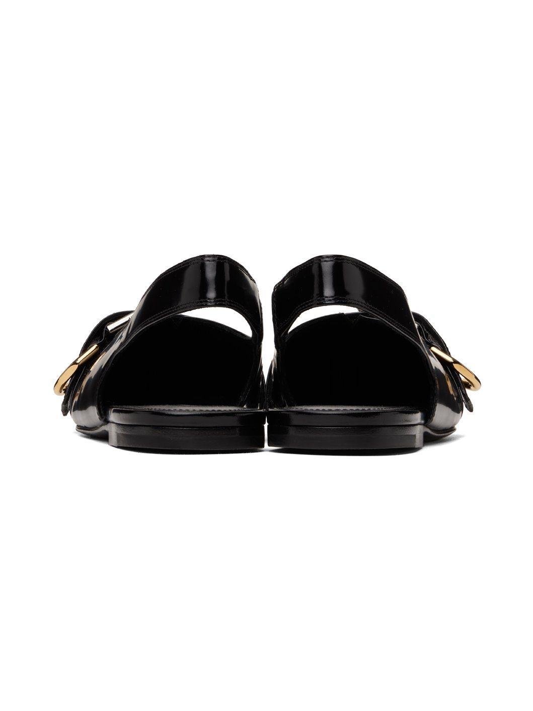 Black Voyou Slingback Slippers - 2