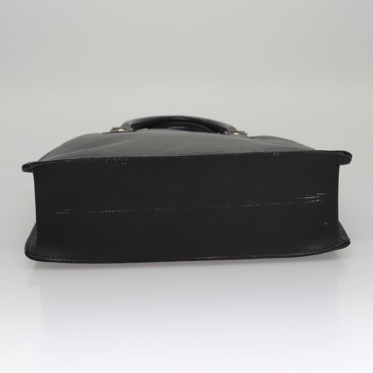 LOUIS VUITTON Epi Sac Plat PM Hand Bag Black M58658 - 5