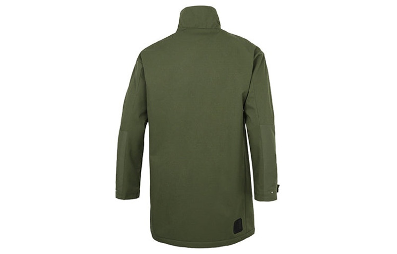 adidas adidas Wj Jkt Long mid-length Sports Jacket Green GU1767 outlook