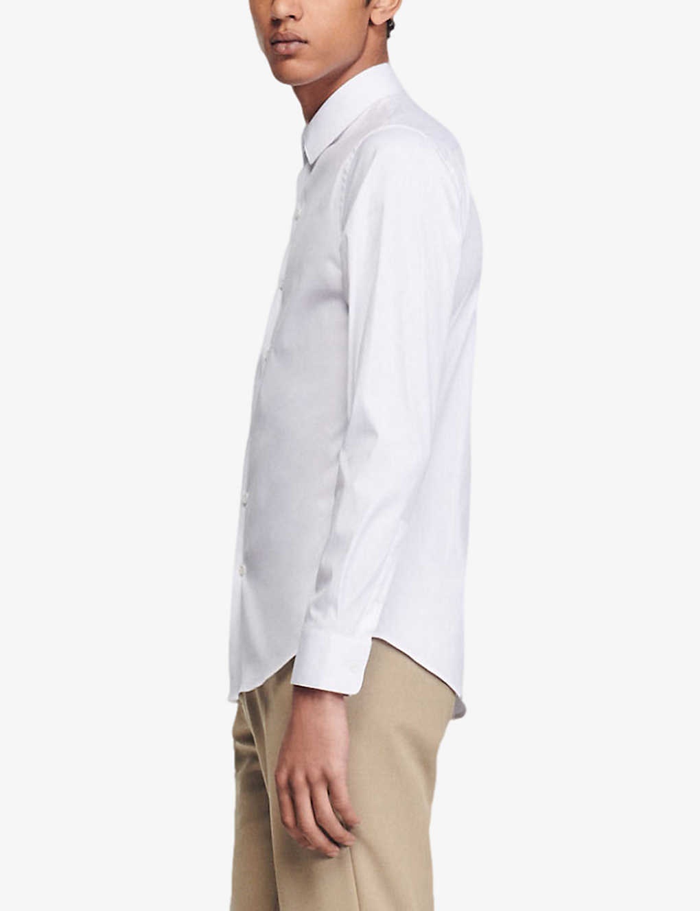 Slim-fit stretch cotton-blend shirt - 3