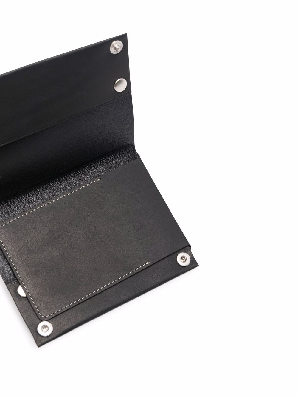 folded leather cardholder - 3