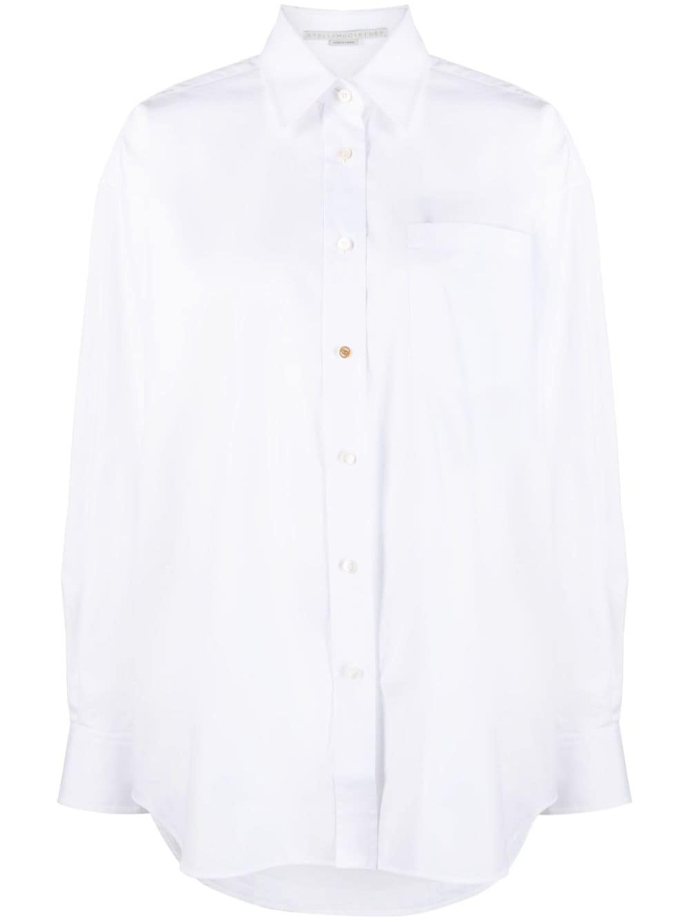 long-sleeve cotton shirt - 1
