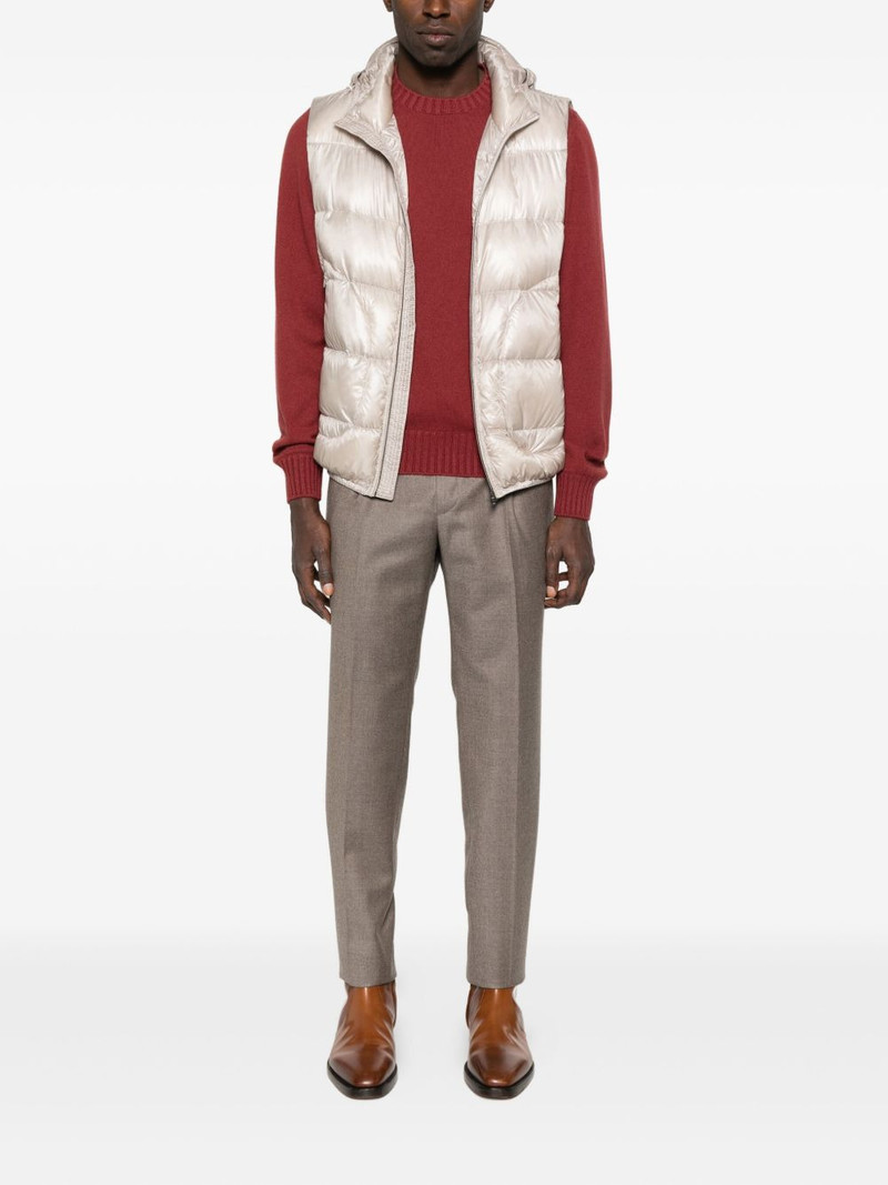 Herno hooded gilet outlook