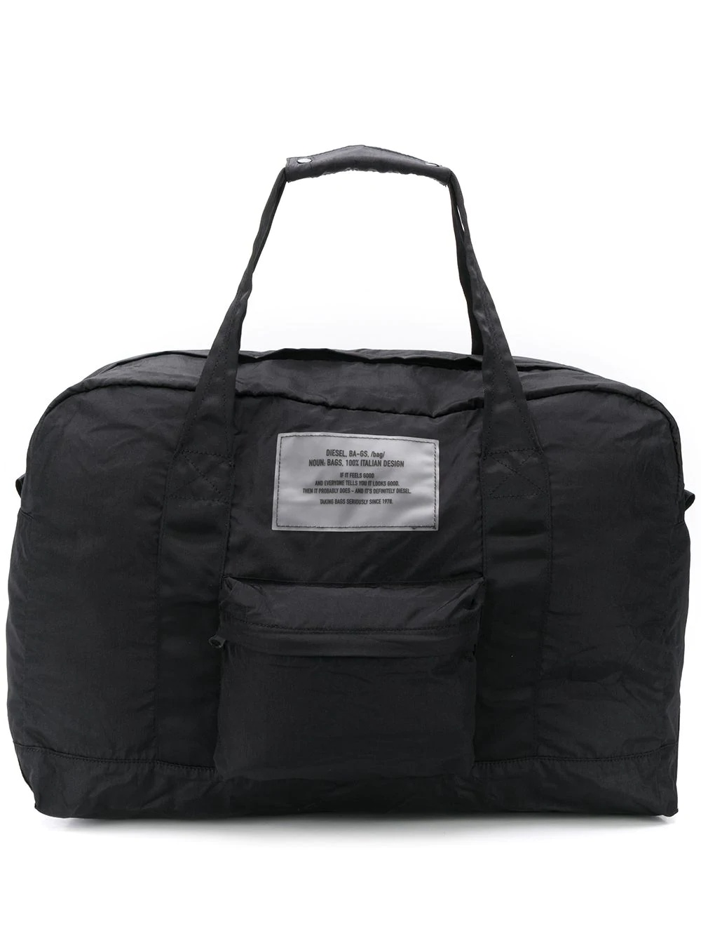 packable dictionary logo duffle bag - 1