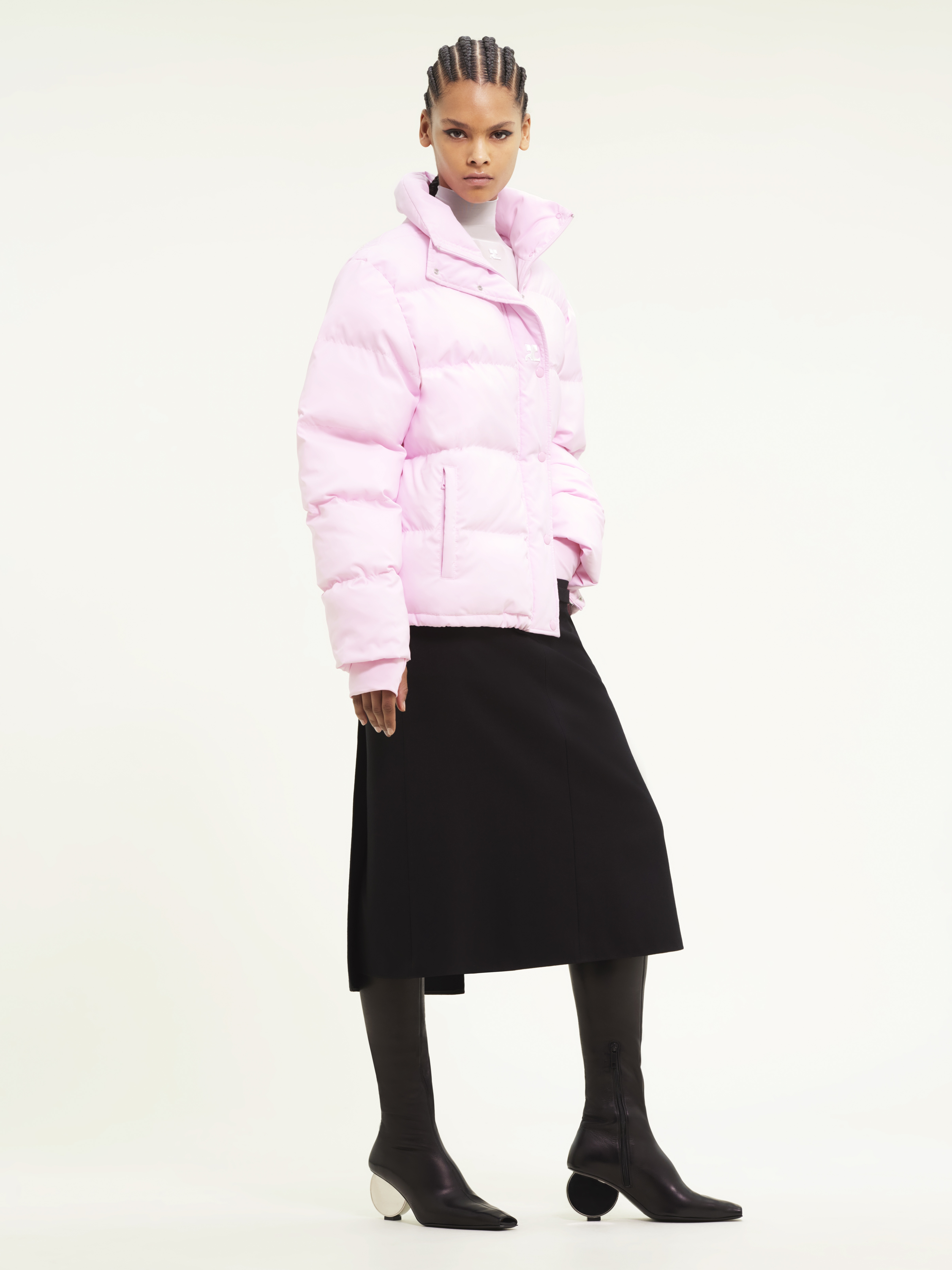 9090 Boa&Nylon Reversible PufferJacket（Glossy Nylon Puffer