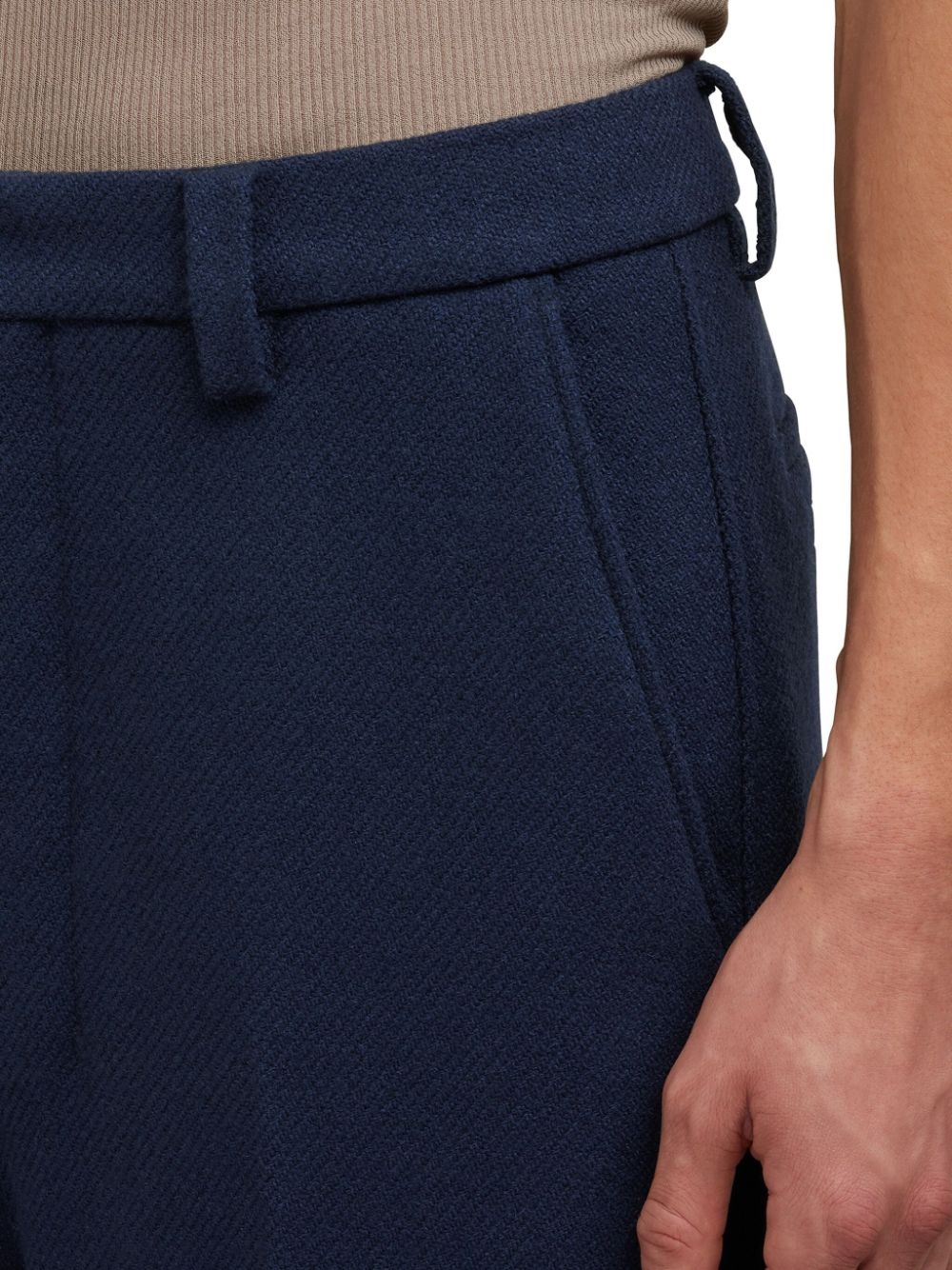 straight-leg tailored trousers - 6