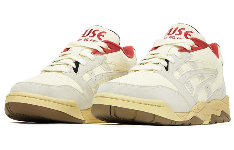 ASICS Gel-Fuse Kigo Basketball Shoes 'White Beige Red' 1203A532-750 4