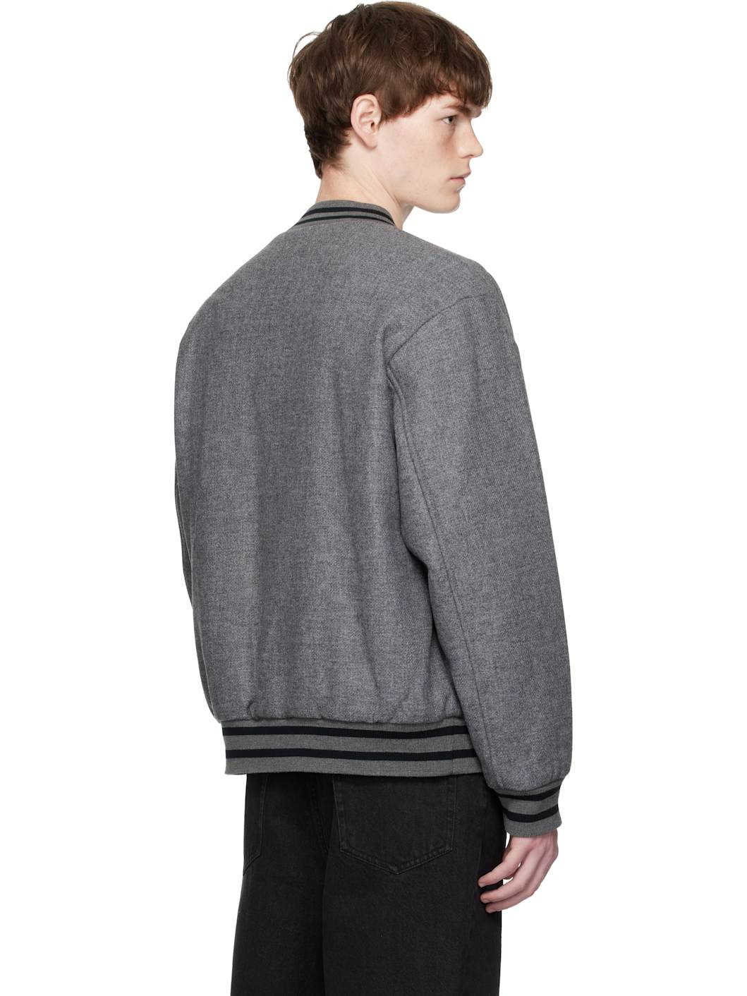 Gray Micka Bomber Jacket - 3