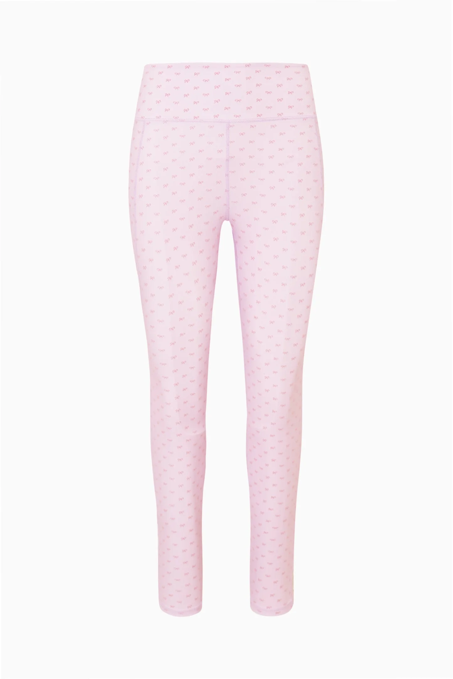 Highland Velvet Flock Bow Leggings - 1
