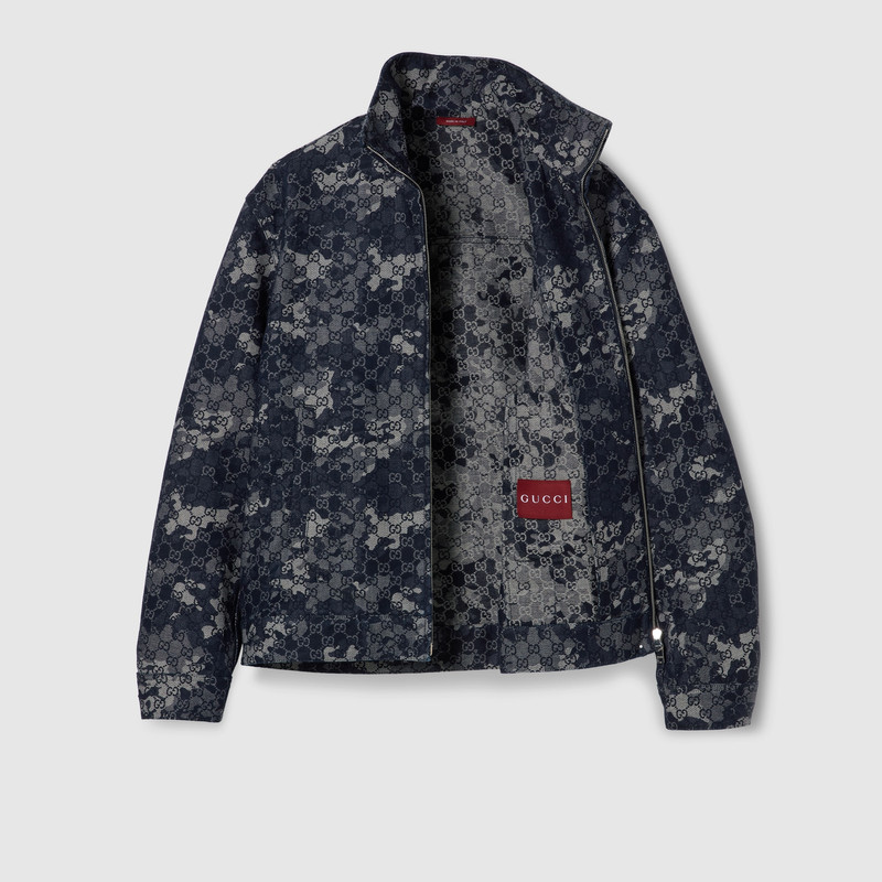 GG jacquard denim jacket 7