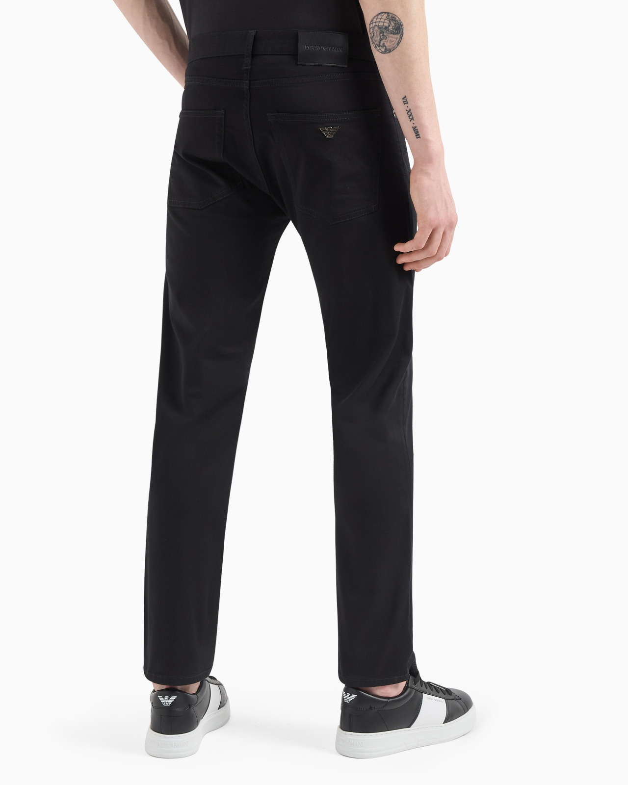 J45 Regular-fit, stretch-gabardine jeans - 3