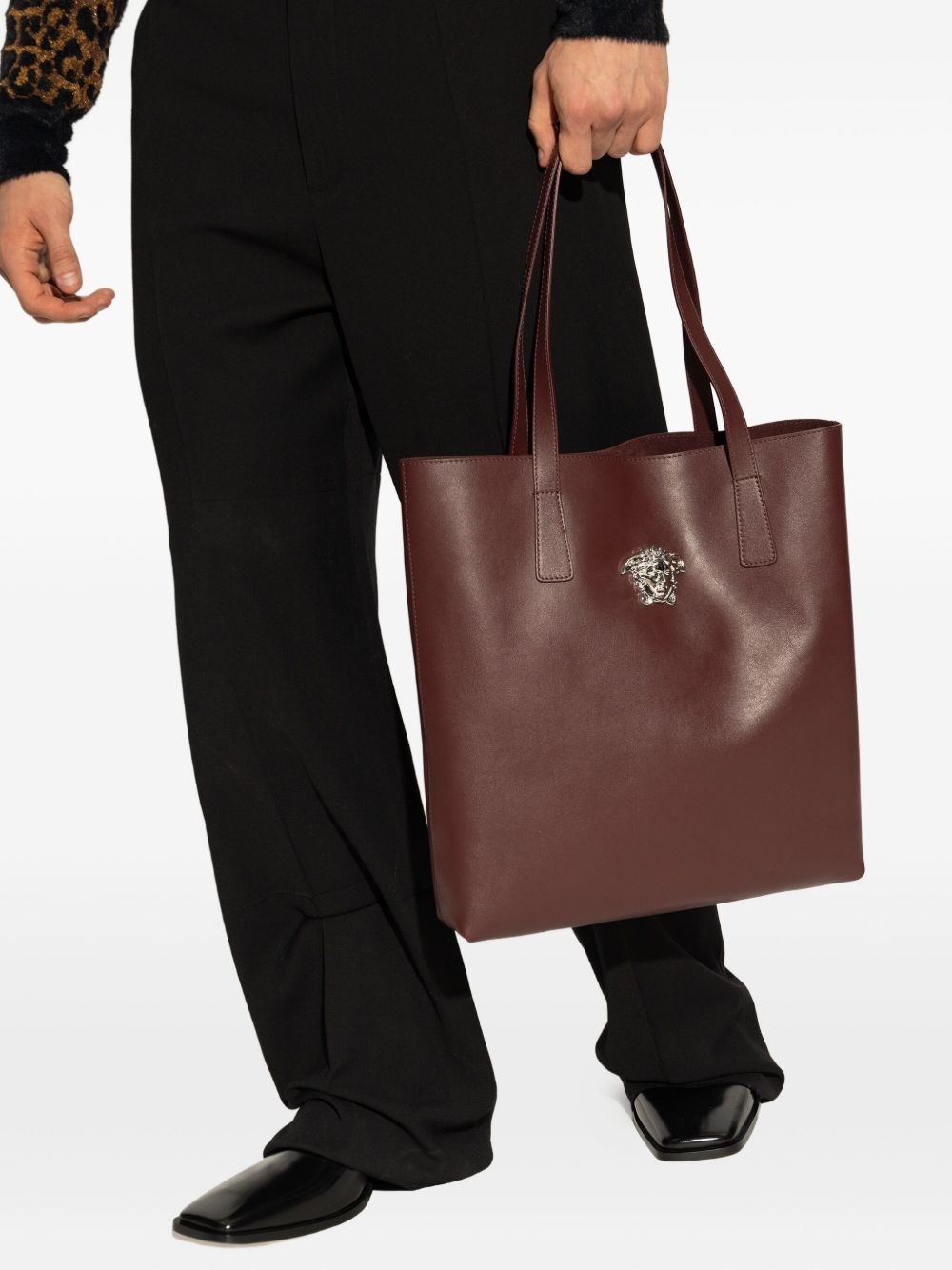 La Medusa leather tote bag - 2