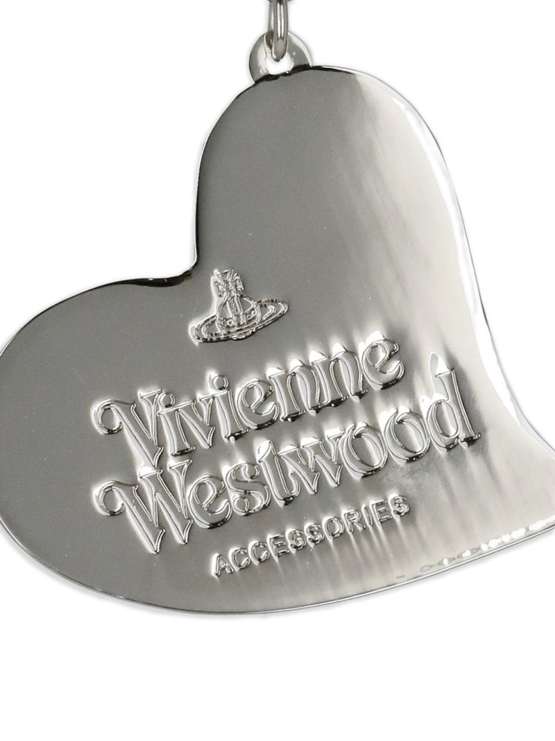 Vivienne Westwood Orb heart-charm keyring outlook
