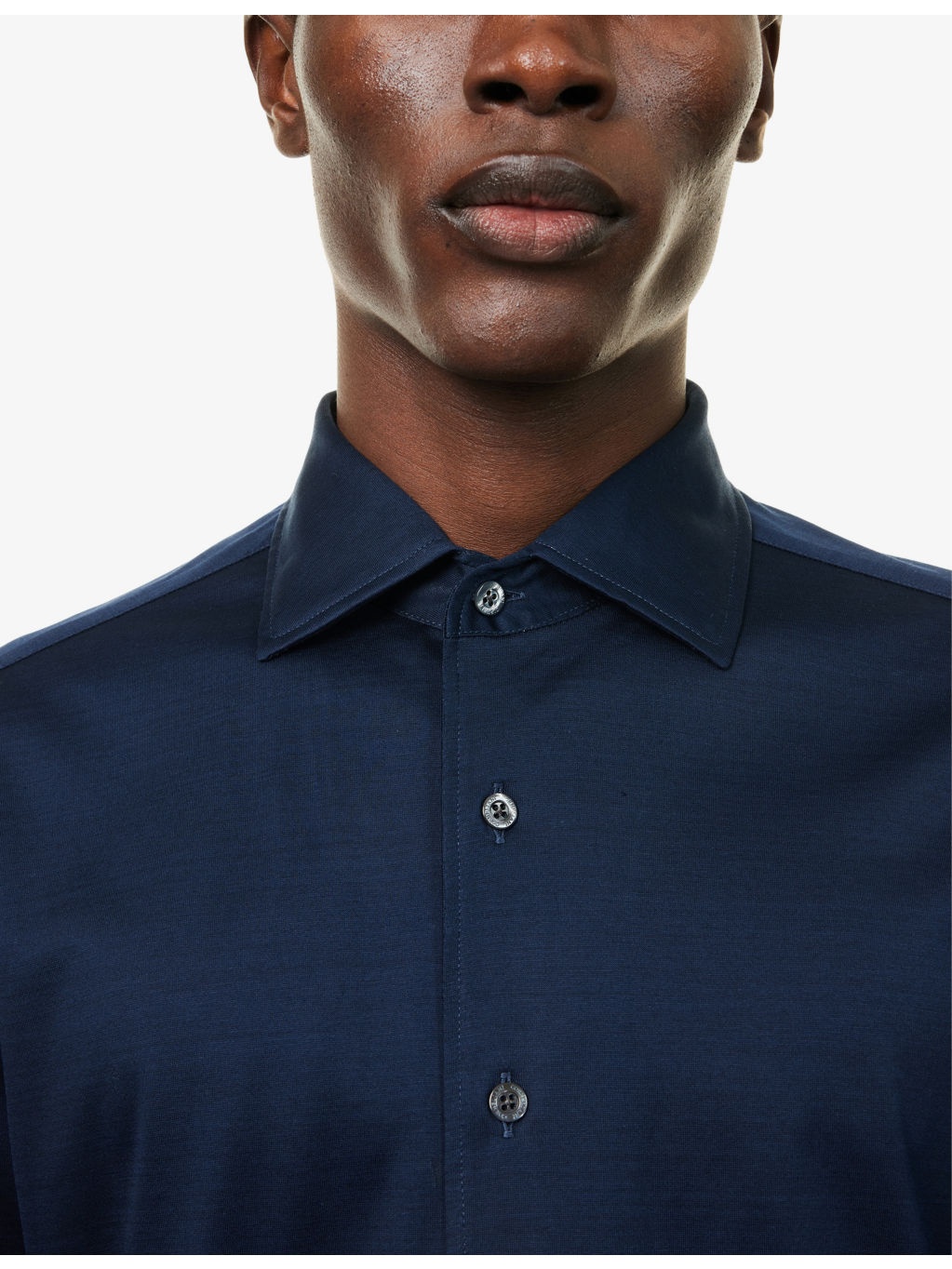 Long-Sleeve Regular-Fit Cotton Shirt - 5