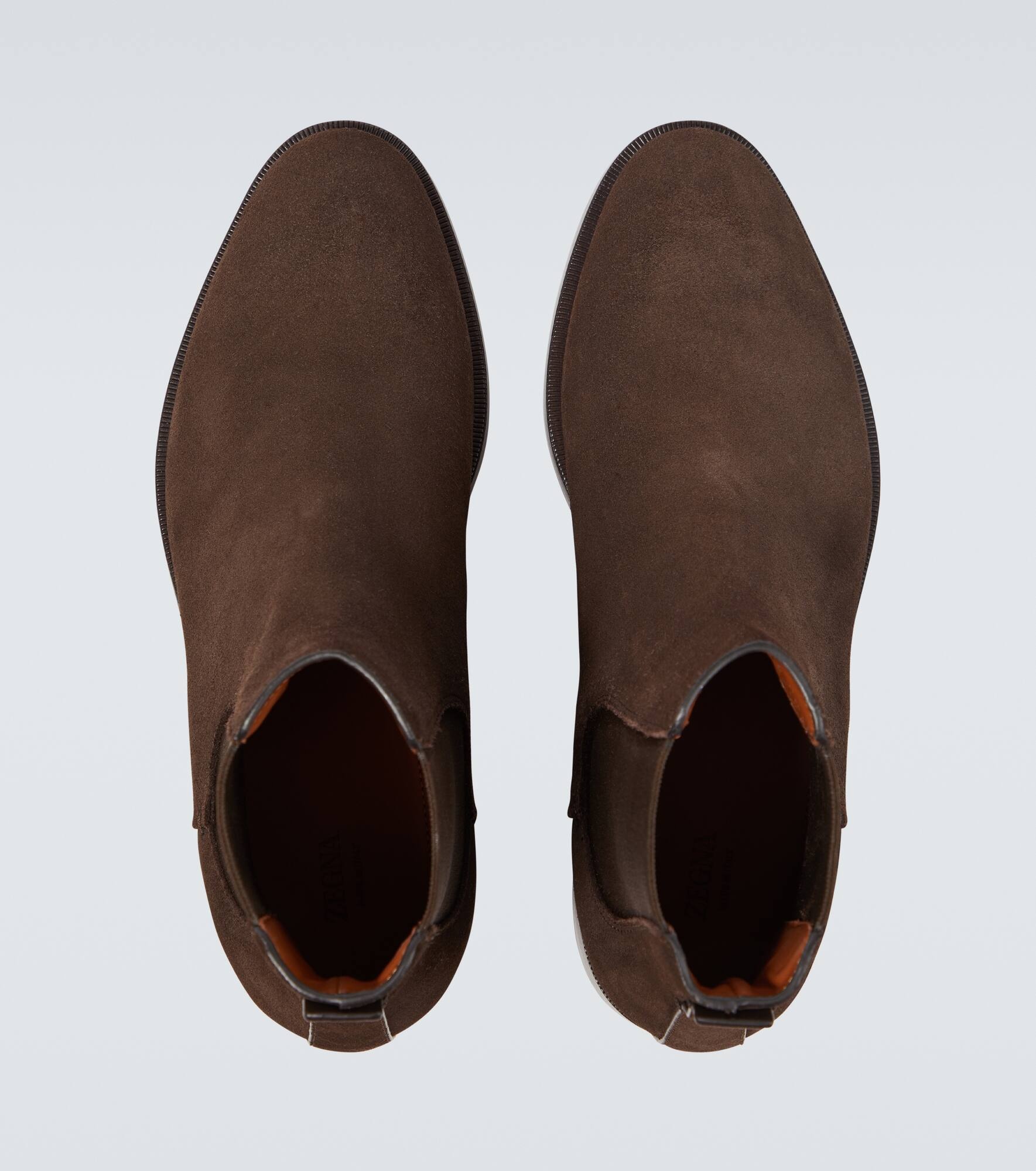 Suede Chelsea boots - 4