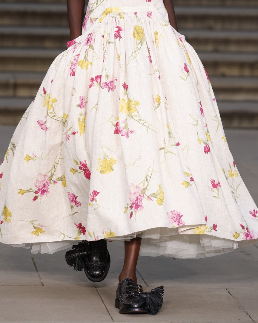 SLEEVELESS FULL SKIRT MIDI DRESS - 7