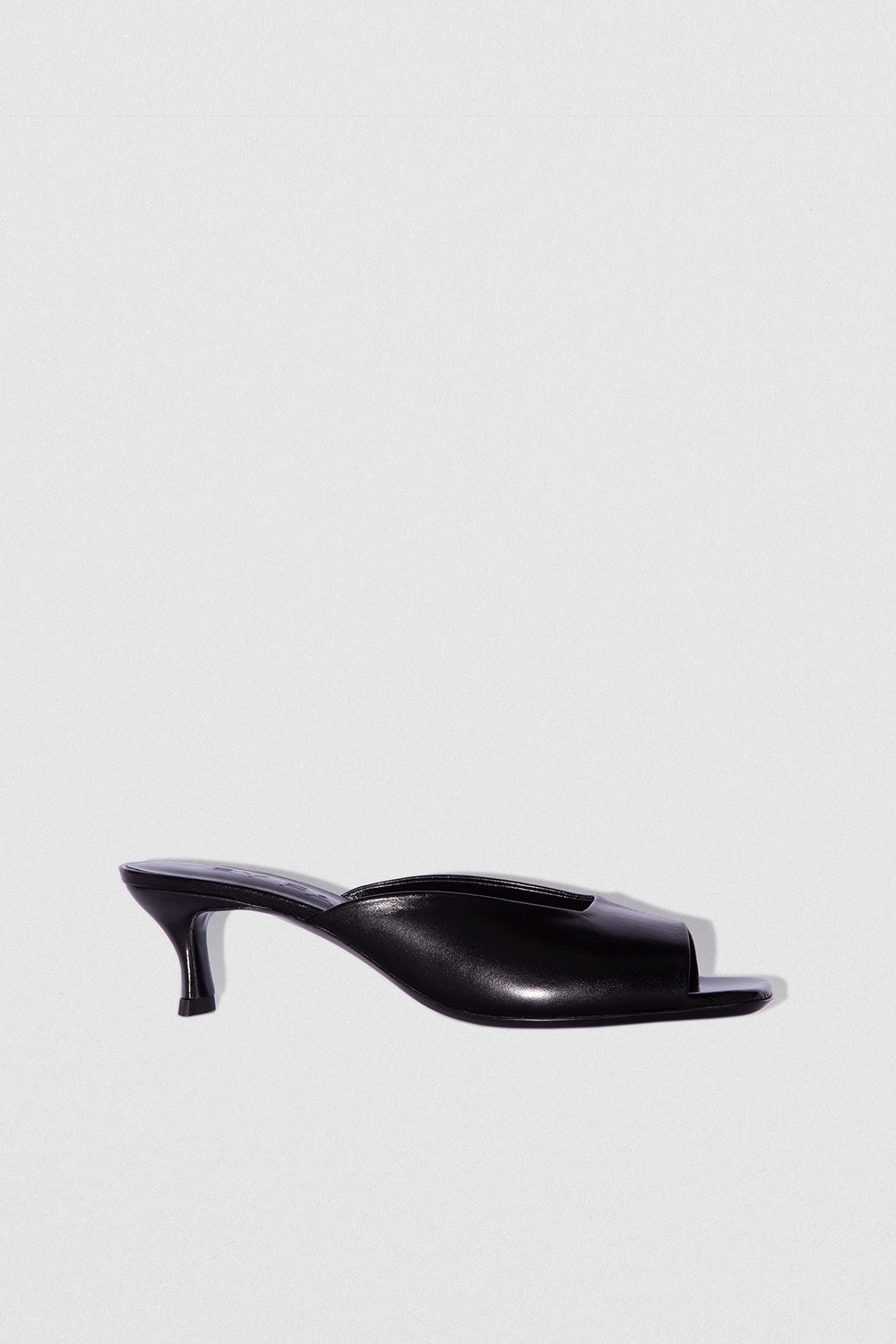 WENDY BLACK CREASED LEATHER - 1