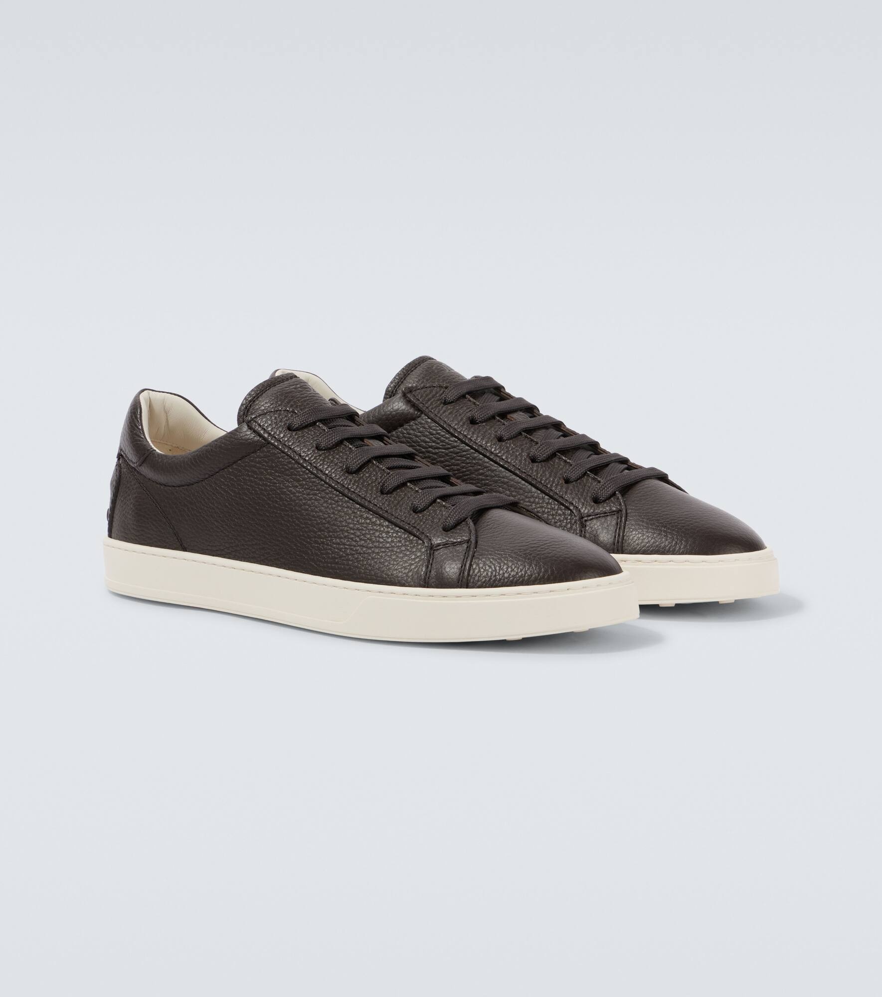 Leather sneakers - 5
