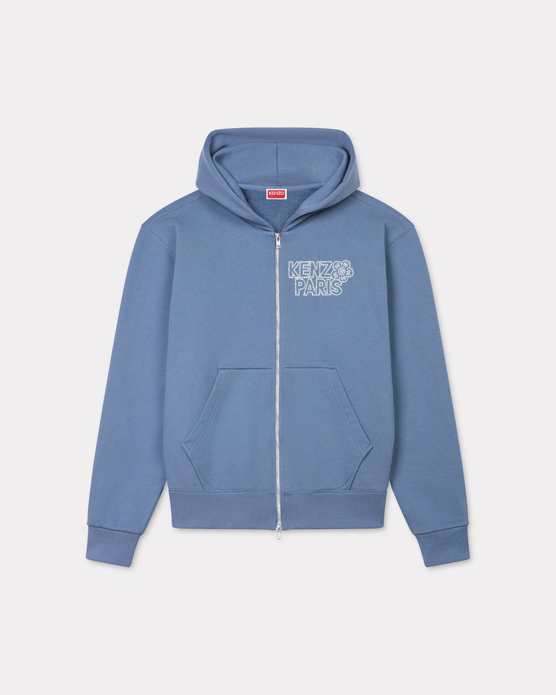 'KENZO Constellation' embroidered zipped hoodie - 1
