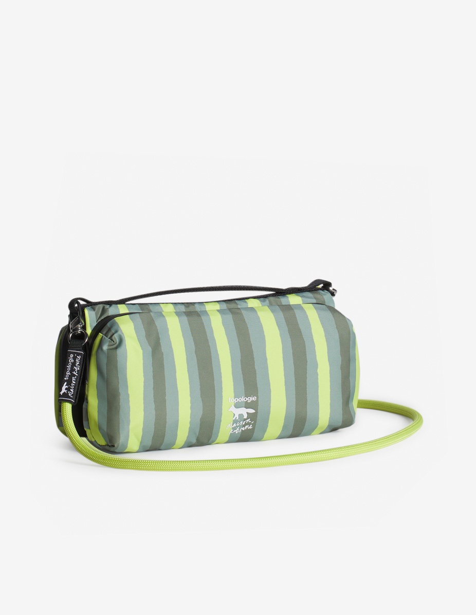 MAISON KITSUNE X TOPOLOGIE STRIPED BOTTLE BAG - 5