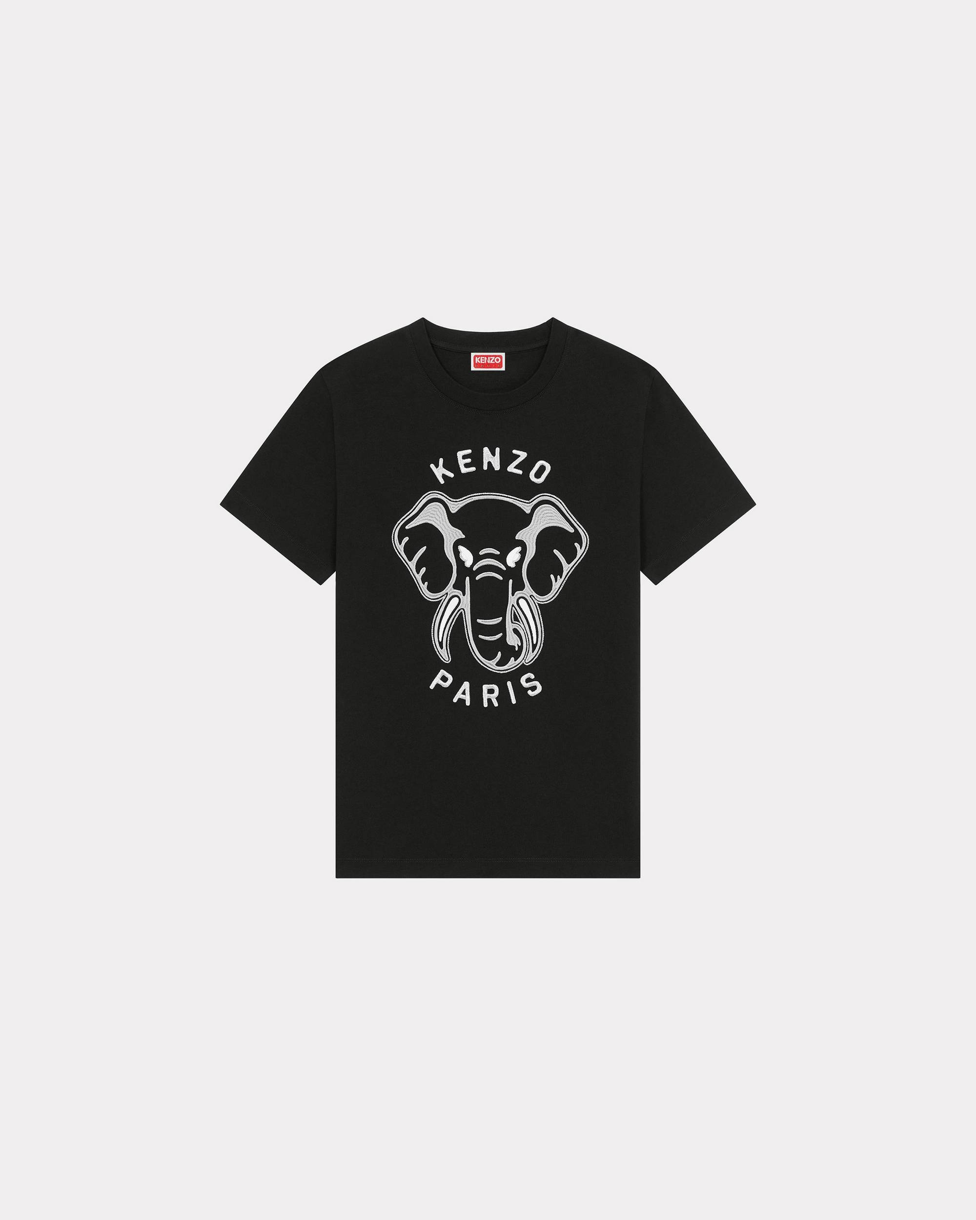 KENZO 'KENZO Elephant' loose embroidered T-shirt | REVERSIBLE