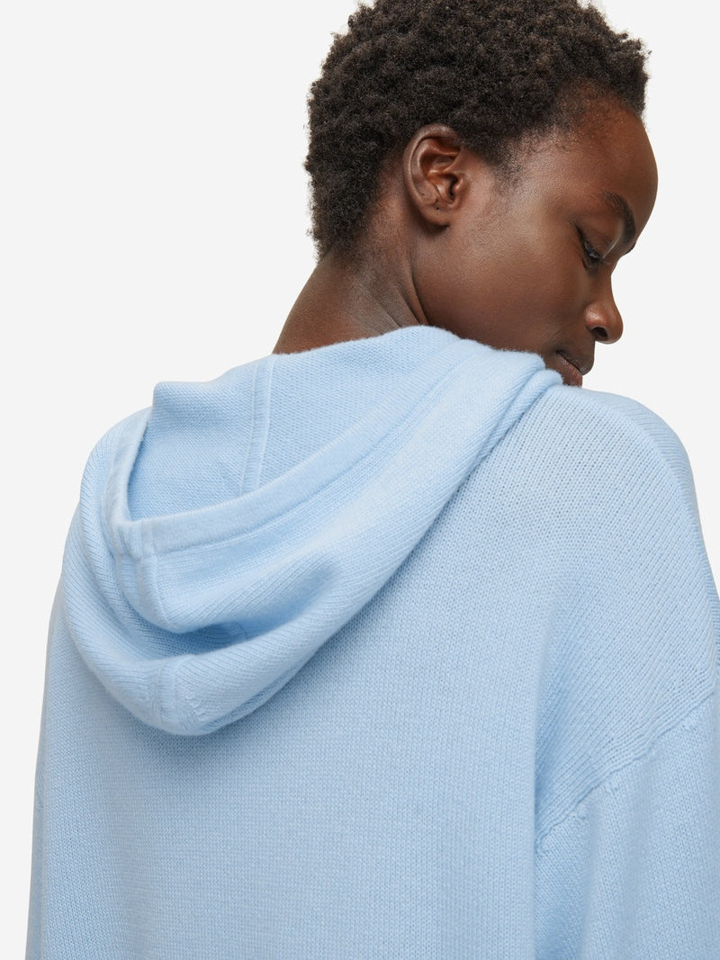 Women's Relaxed Pullover Hoodie Daphne Cashmere Sky 6