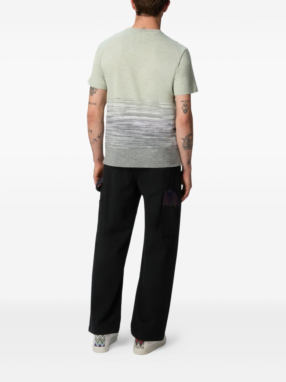 intarsia-knit T-shirt - 3