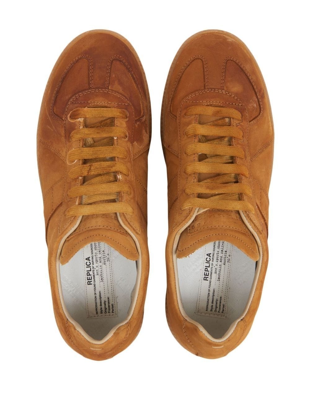 embossed-logo tongue sneakers - 5