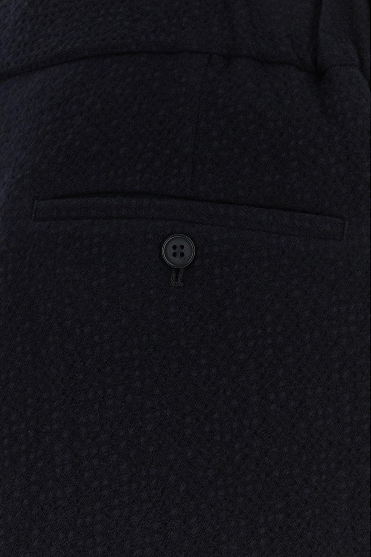 Midnight blue stretch wool pant - 3