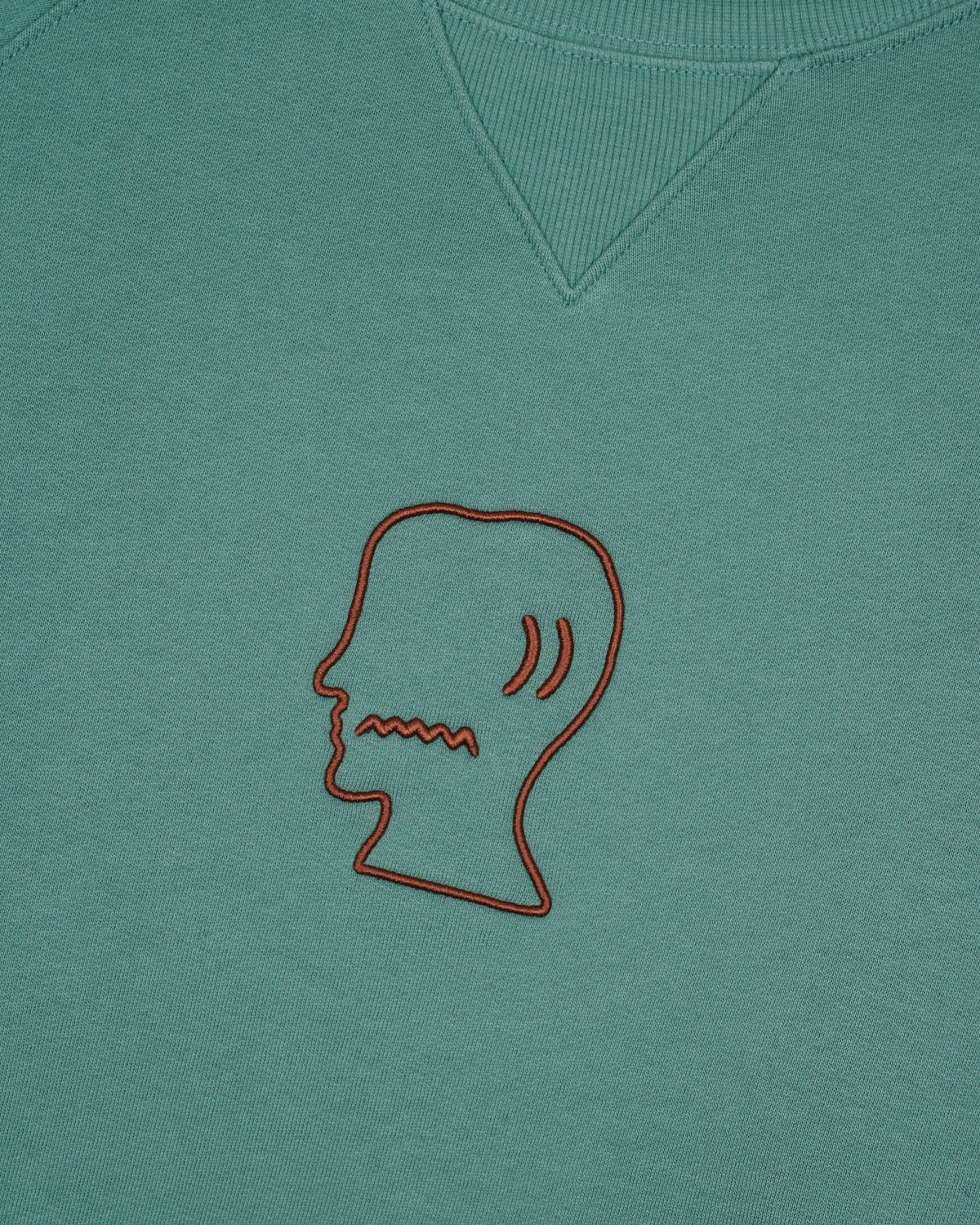 Logo Head Raglan Crewneck - Avocado - 3