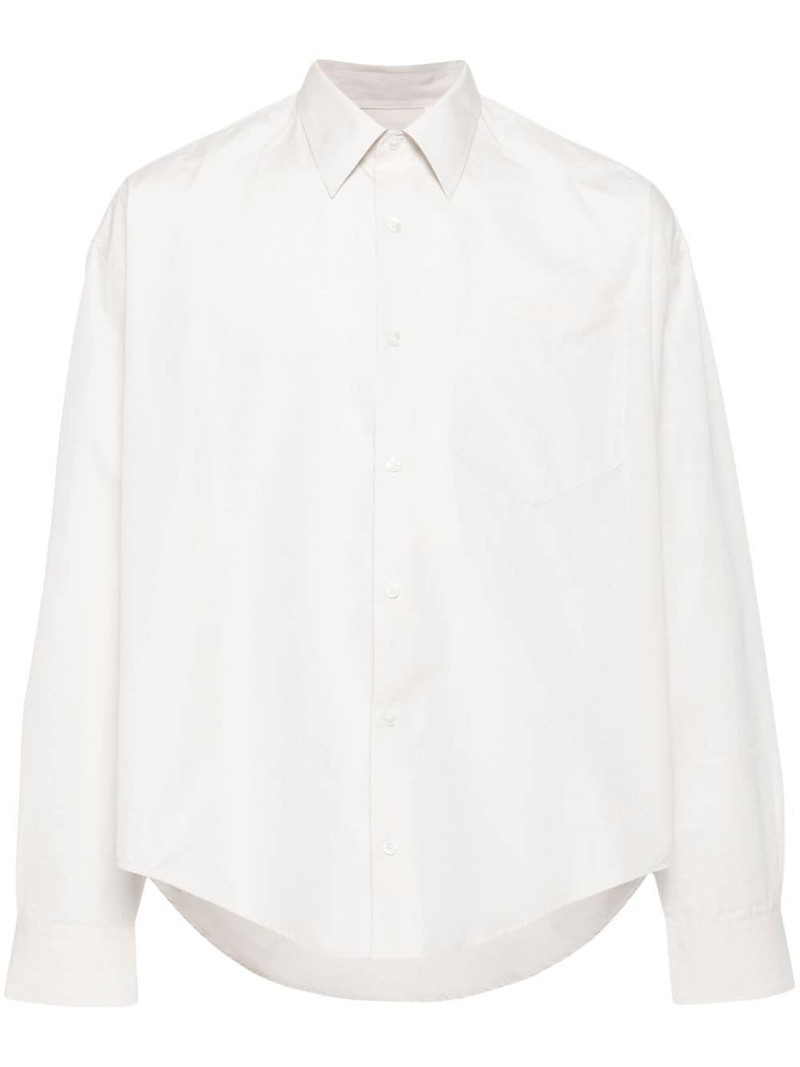 Ami de Coeur-embroidered Poplin 셔츠 1