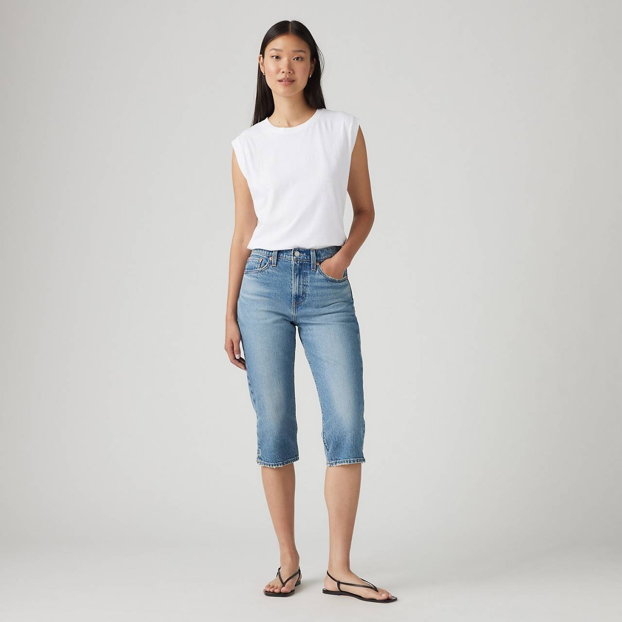 WEDGIE CAPRI WOMEN'S JEANS - 1
