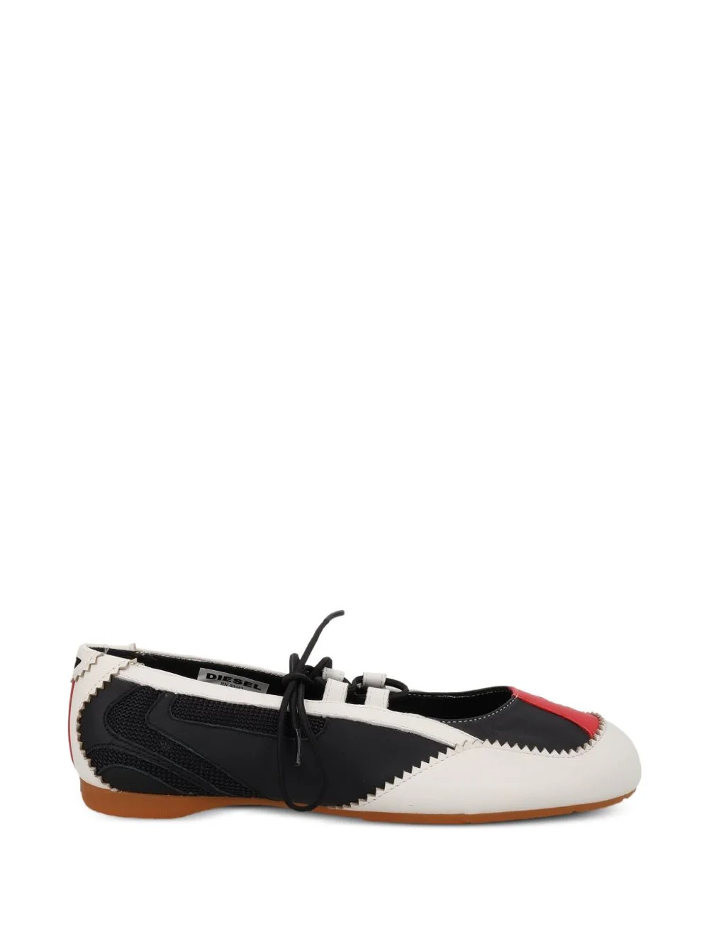 D-Mile lace-up ballet flats - 1