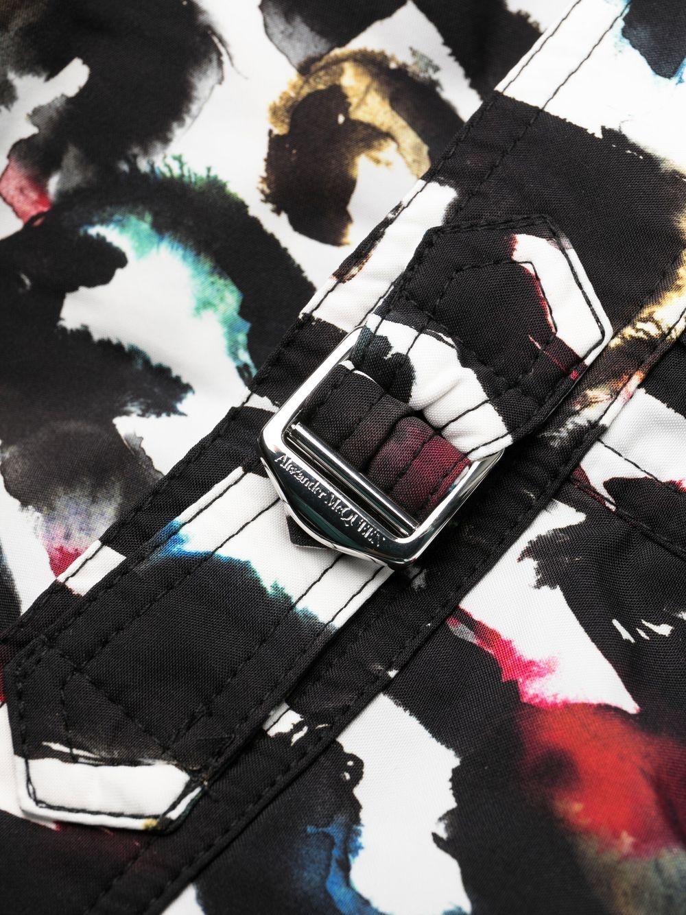 Graffiti-print swim shorts - 3