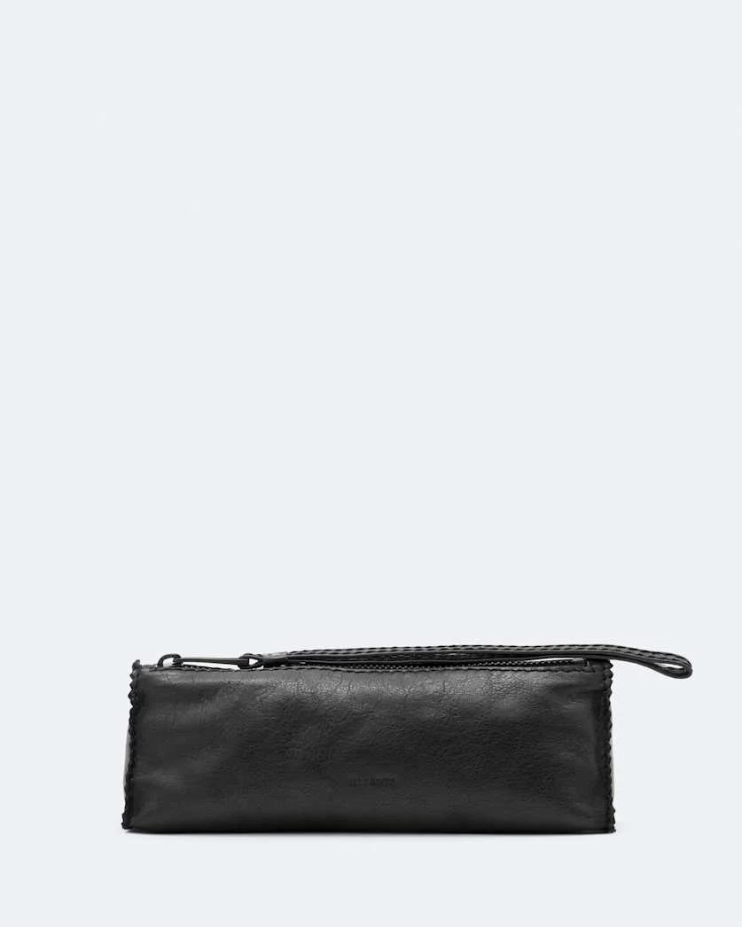 SILOH PINKED-EDGE LEATHER PENCIL CASE - 1