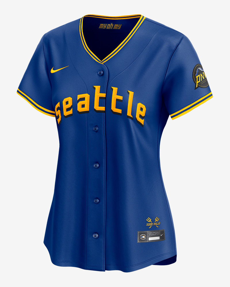 Julio Rodríguez Seattle Mariners City Connect Women's Nike Dri-FIT ADV MLB Limited Jersey 1