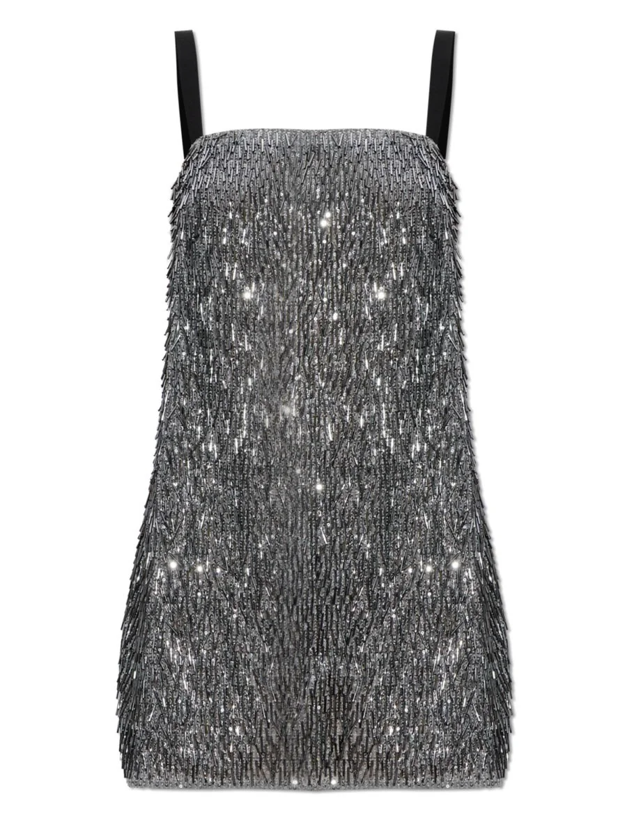 SEQUINED MINI DRESS - 1