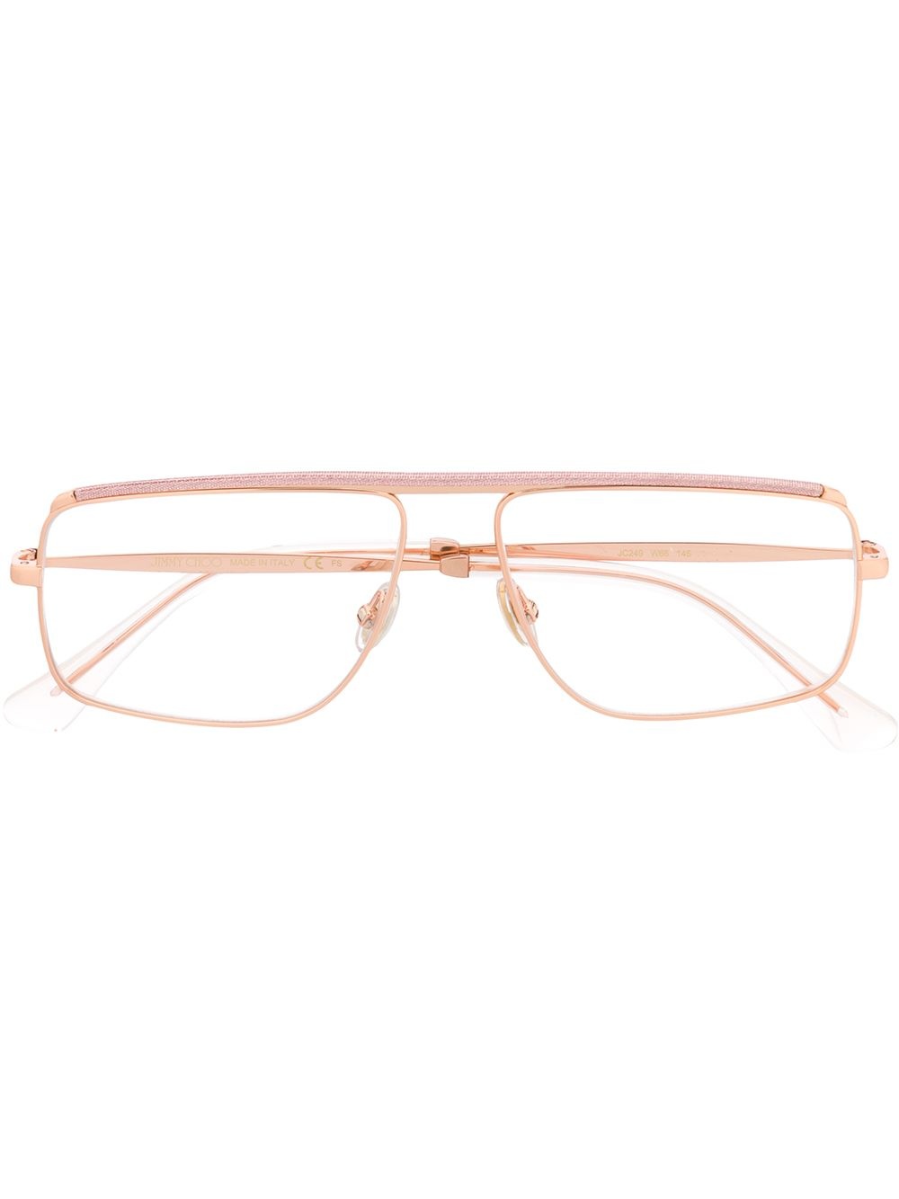 glitter trim glasses - 1