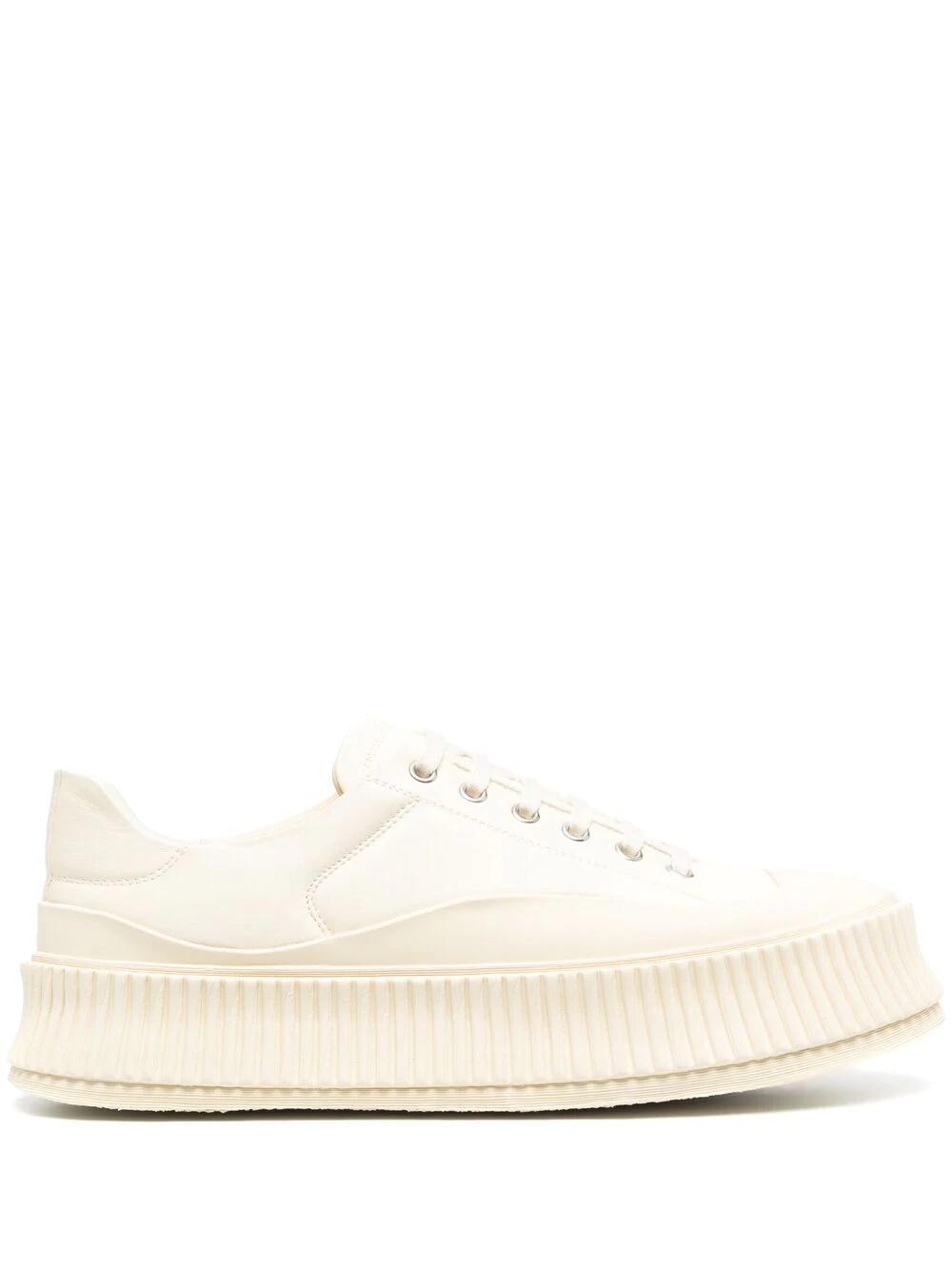 low-top platform sneakers - 1