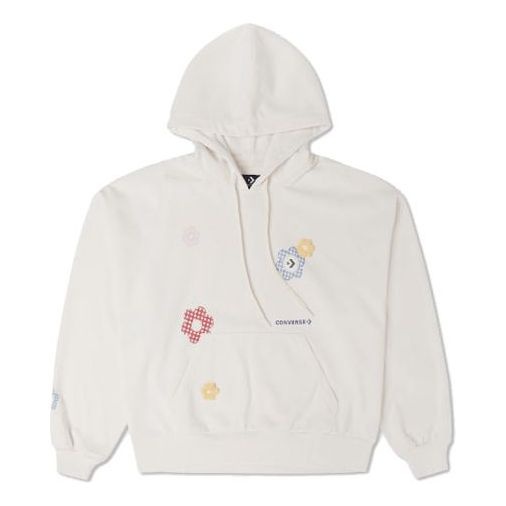 (WMNS) Converse Flora Hoodie 'Egret' 10025521-A01 - 1