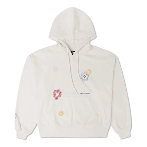 (WMNS) Converse Flora Hoodie 'Egret' 10025521-A01 - 1