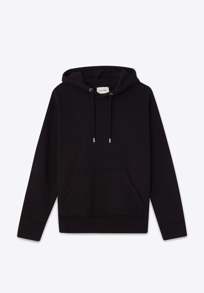 SWEATER HOODIE 01 BLACK TONAL - 2