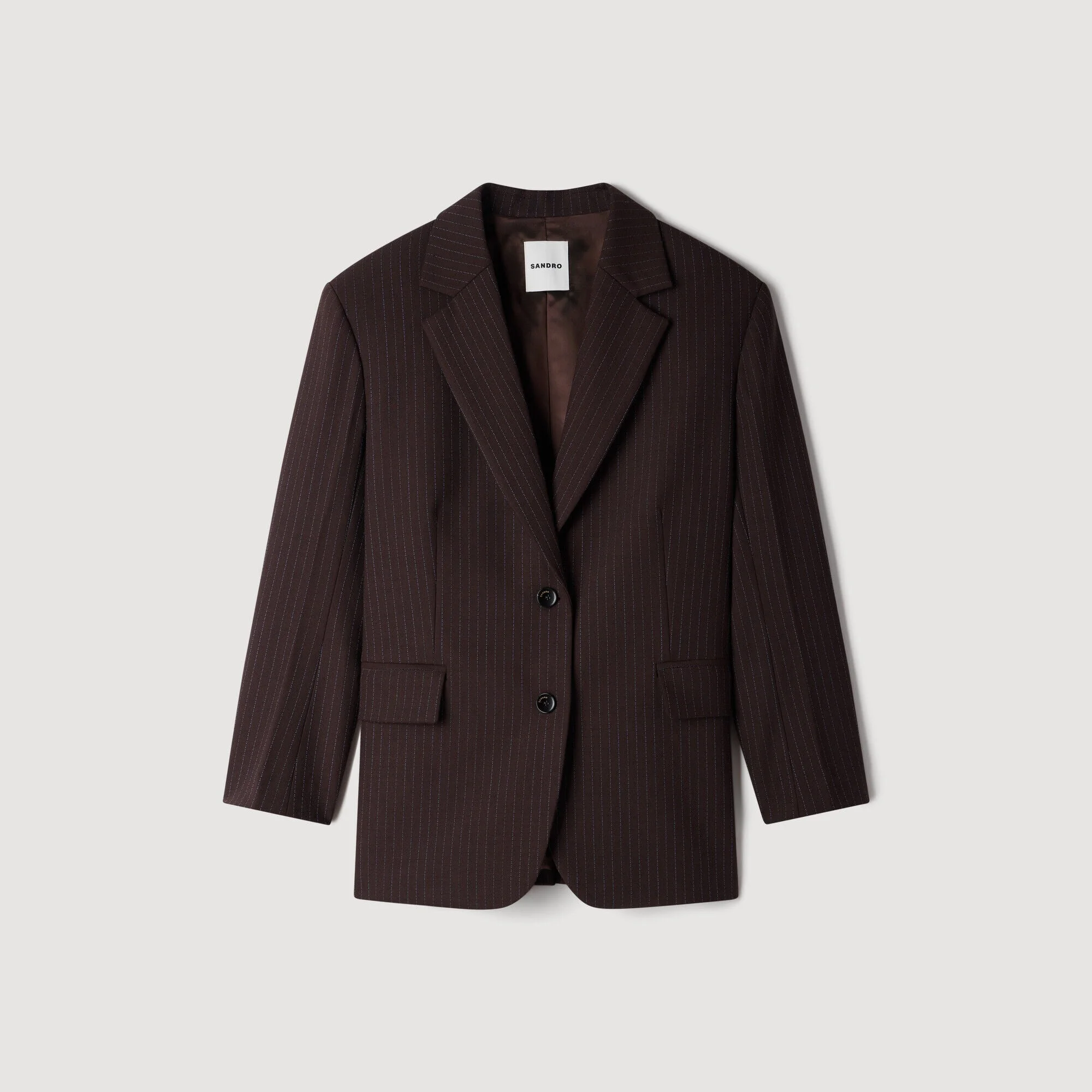 STRIPED SUIT JACKET - 1