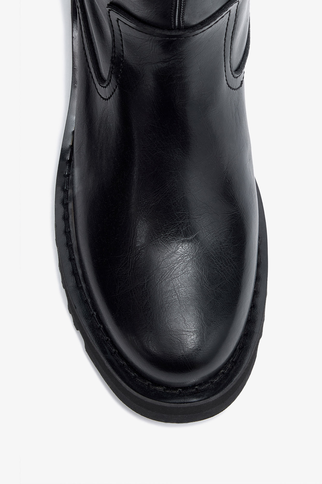 BLACK OLEATEX HIGH BOOTS - 3