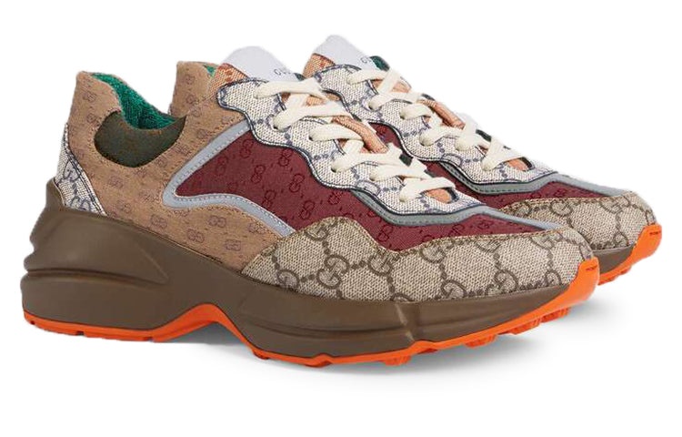 (WMNS) Gucci GG Rhyton 'Beige Brick Red' 620185-99WG0-6060 - 3