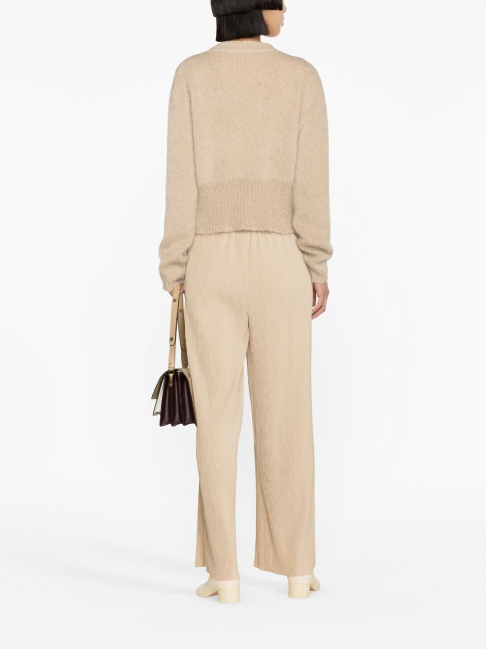 Naptune straight-leg plissÃ© trousers - 3